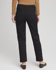 Girlfriend Straight Ankle Jeans Black - Chico's