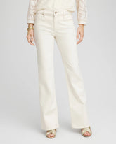 Petite Girlfriend Flared Leg Jeans English Cream - Chico's