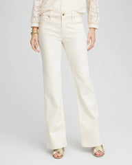 Petite Girlfriend Flared Leg Jeans English Cream - Chico's
