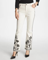 Ginkgo Girlfriend Cropped Flared Jeans Sea Salt - Chico's