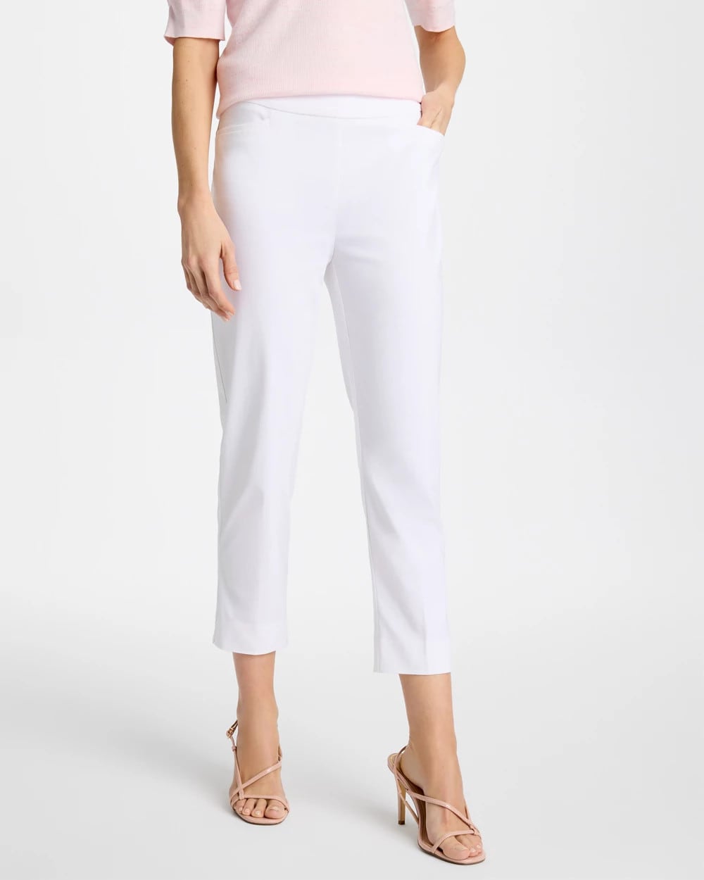 Brigitte™ Pull-On Cropped Pants Alabaster - Chico's