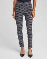 Brigitte™ Chain Connection Slim Ankle Pants Passport Blue - Chico's