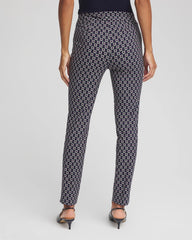 Brigitte™ Chain Connection Slim Ankle Pants Passport Blue - Chico's