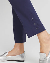 Brigitte™ Pull-On Slim Rivet Ankle Pants Passport Blue - Chico's