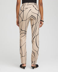 Brigitte™ Golden Leaf Slim Full-Length Pants Champagne Fizz - Chico's