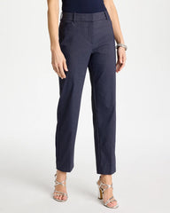 Emme Fly Front Straight Ankle Pants Indigo - Chico's