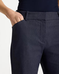 Emme Fly Front Straight Ankle Pants Indigo - Chico's