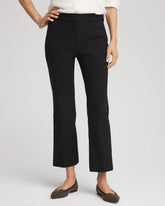 Emme Cropped Flared Pants Black - Chico's