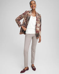 Juliet Slim Trim Detail Ankle Pants Rocky Mountain - Chico's