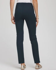 Juliet Slim Trim Detail Ankle Pants Teal Shadow - Chico's