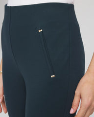 Juliet Slim Trim Detail Ankle Pants Teal Shadow - Chico's