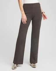 Juliet Jacquard Full-Length Ponte Pants Black - Chico's