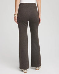 Juliet Jacquard Full-Length Ponte Pants Black - Chico's
