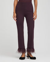 Juliet Feathered Flared Cropped Pants Night Bloom - Chico's