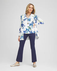 Lightweight Juliet Kick Flare Pants Passport Blue - Chico's