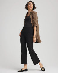 Juliet Slim Cropped Flared Pants Black - Chico's