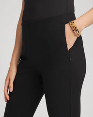 Juliet Slim Cropped Flared Pants Black - Chico's