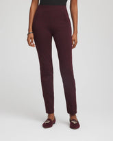 Circle Jacquard Juliet Slim Ankle Pants Black - Chico's