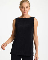 Travelers™ Classic Side-Slit Tank Travelers Black - Chico's
