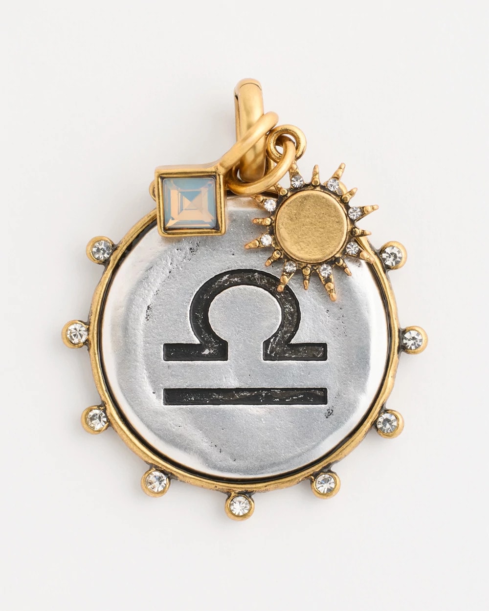 Libra Zodiac Charm Pendant Mixed Metals - Chico's