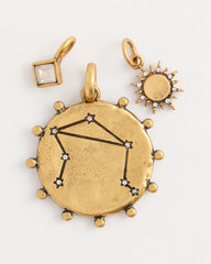 Libra Zodiac Charm Pendant Mixed Metals - Chico's