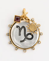 Capricorn Zodiac Charm Pendant Mixed Metals - Chico's