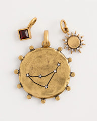 Capricorn Zodiac Charm Pendant Mixed Metals - Chico's