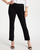 Pull-On Straight Jeans Black - Chico's