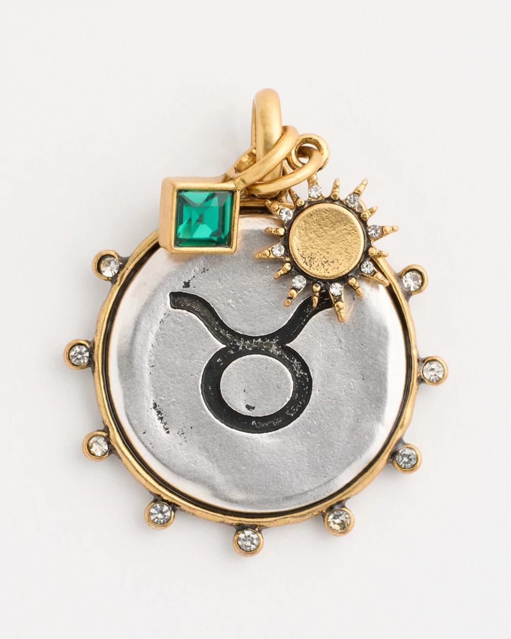 Taurus Zodiac Charm Pendant Mixed Metals - Chico's