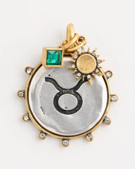 Taurus Zodiac Charm Pendant Mixed Metals - Chico's