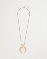 Long Horn Pendant Necklace Neutral - Chico's