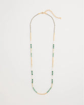 Beaded Long Necklace Green - Chico's