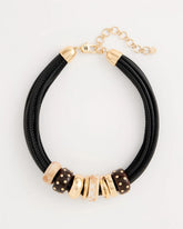 Embellished Rings Corded Necklace Neutral - Chico's