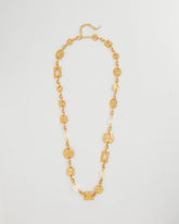 Pearl Hammered Long Necklace Gold - Chico's