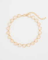 Pearlescent Rounded Collar Necklace Gold - Chico's
