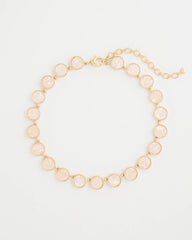 Pearlescent Rounded Collar Necklace Gold - Chico's
