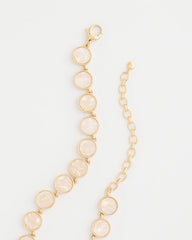Pearlescent Rounded Collar Necklace Gold - Chico's