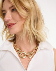 Chunky Collar Necklace Gold - Chico's
