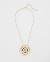 Green Gold Short Pendant Necklace Green - Chico's