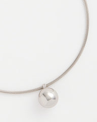 Silver Bead Collar Necklace Silver - Chico's