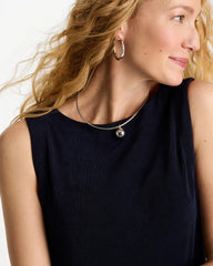 Silver Bead Collar Necklace Silver - Chico's