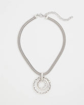 Silver Short Pendant Necklace Silver - Chico's