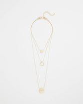 Gold Triple Pendant Necklace Gold - Chico's