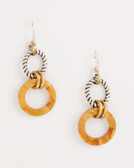 Linked Resin Drop Earrings Neutral - Chico's