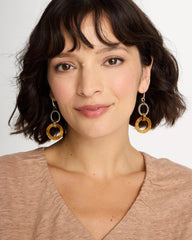 Linked Resin Drop Earrings Neutral - Chico's