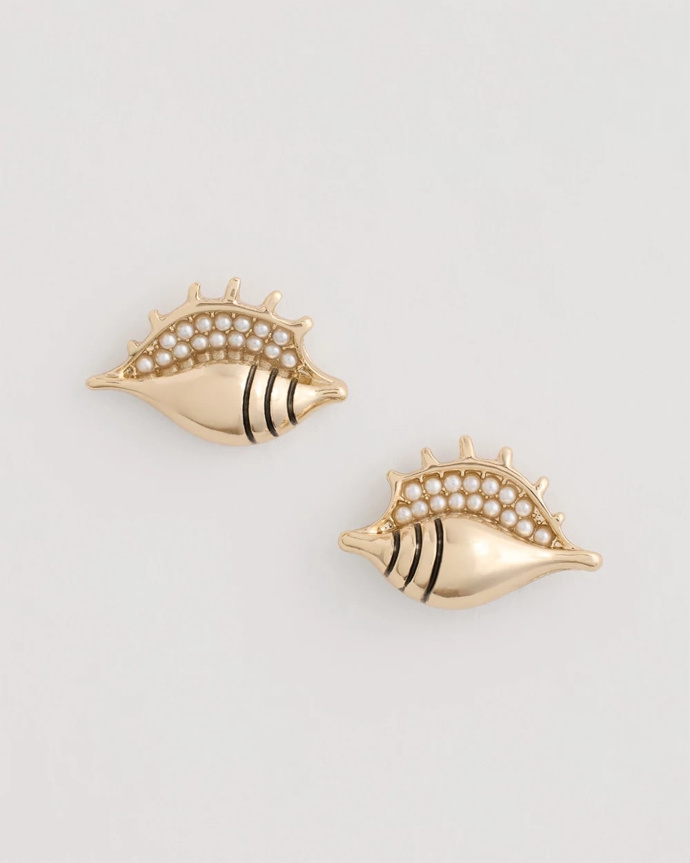 Conch Stud Earrings Gold - Chico's