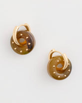 Neutral Resin Drop Hoop Earrings Neutral - Chico's