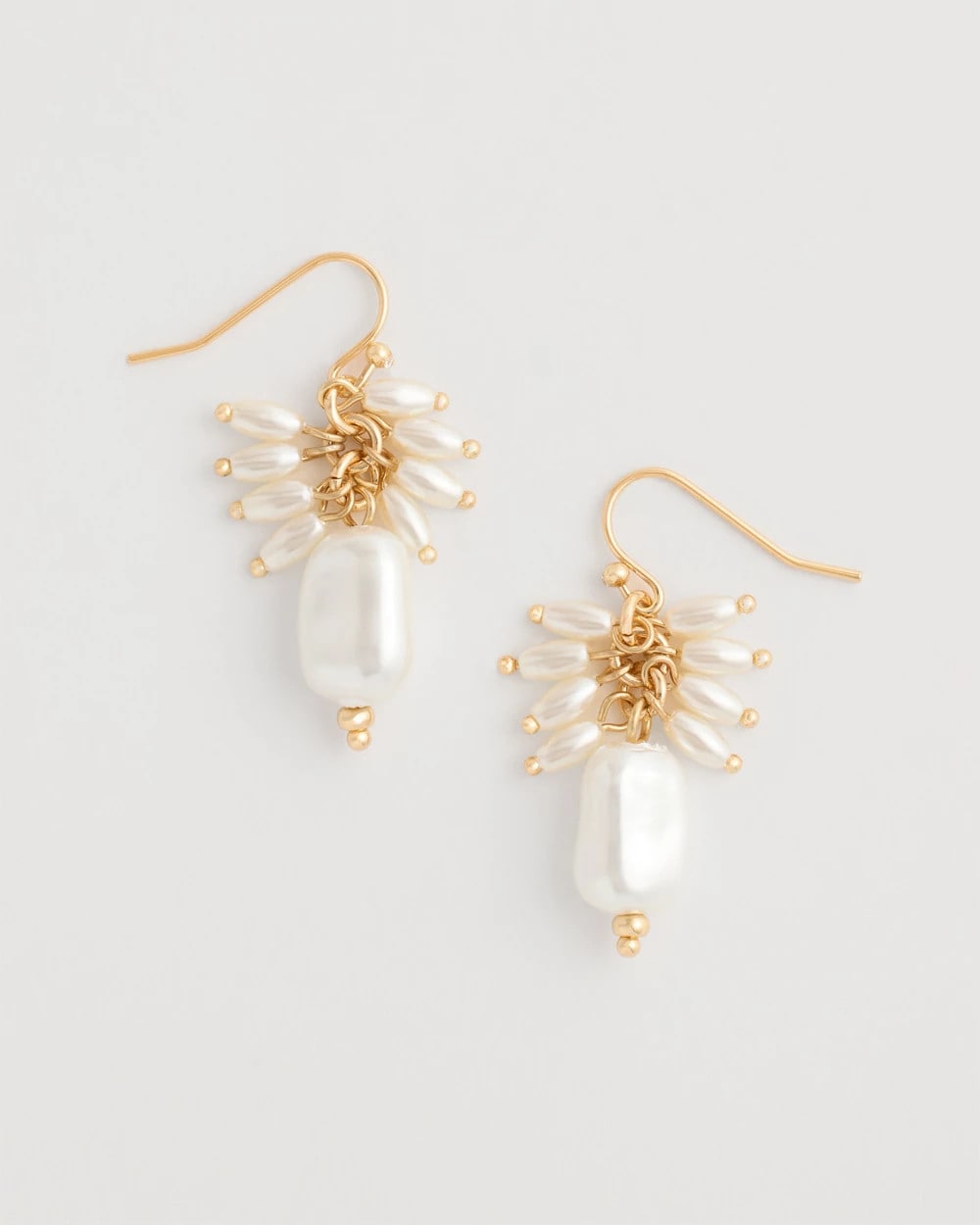 Pearl Cluster Drop Earrings Pearl - Chico's