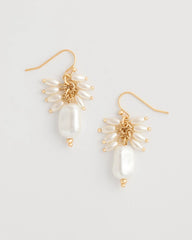 Pearl Cluster Drop Earrings Pearl - Chico's