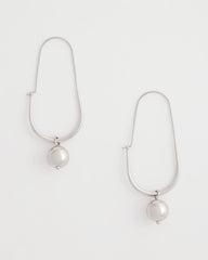 Silver Bead Threader Earrings Silver - Chico's